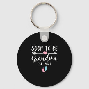 Binnenkort grootmoeder 2022 voor New Grandma Sleutelhanger