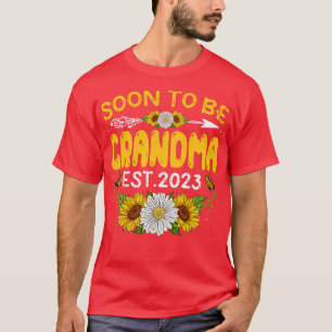 Binnenkort grootmoeder nieuwe moeder grappige zwan t-shirt