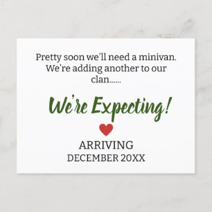 Binnenkort hebben we een minibusje nodig. We voeg Briefkaart