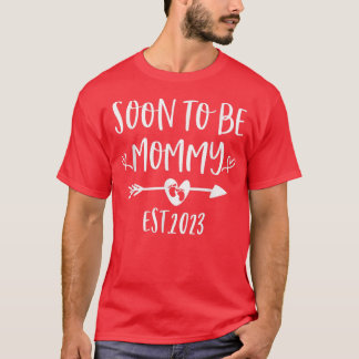 Binnenkort mammie 2023 t-shirt
