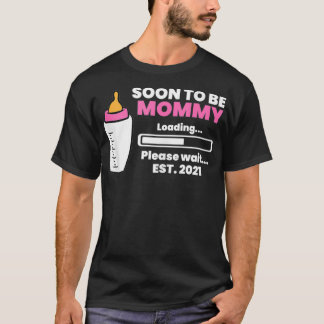 Binnenkort mammie Est 2021 T-shirt