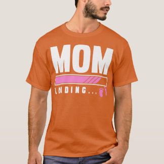 Binnenkort moeder Baby laat meisje roze mama zien T-shirt