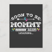 Binnenkort Moedertje 2025 Laden Briefkaart (Voorkant)