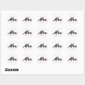 Binnenkort Mrs. Ronde Sticker (Vel)