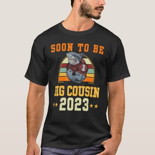 Binnenkort neef 2023 wordt een grote neef 20 t-shirt (Voorkant)