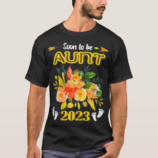 Binnenkort nog 2023 jaar zwangerschap t-shirt