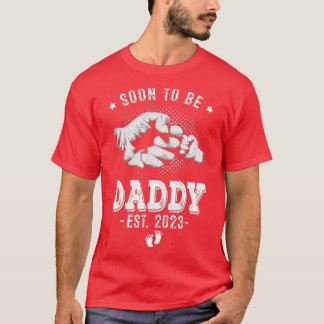 Binnenkort nog pappa 2023 Zwangerschap T-shirt