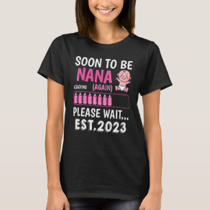 Binnenkort om Nana weer te zijn, Oost-2023 Baby sh T-shirt
