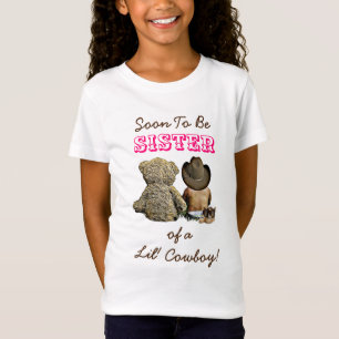 Binnenkort om zus te zijn, zwangerschapsaankondigi t-shirt