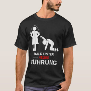 Binnenkort onder nieuwe begeleiding met de bruid e t-shirt