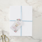 BINNENKORT ONTVOERD BRUIDSDUIK CADEAULABEL (Met Touw)