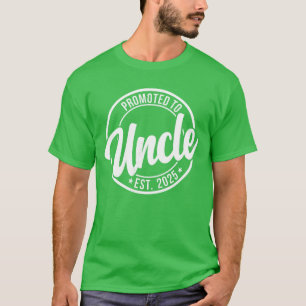 Binnenkort Oom Aankondiging Bevorderd tot Oom Es T-shirt