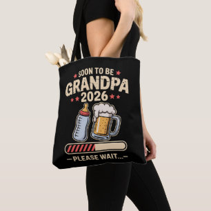 Binnenkort Opa Est 2026 Baby Aankondiging Draagtas