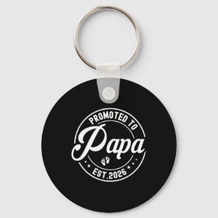 Binnenkort Papa 2026 Nieuwe Vader 2026 Binnenkort Sleutelhanger