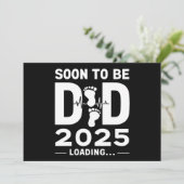 Binnenkort Papa Est 2025 Nieuwe Papa Worden Aankondiging (Staand voorkant)