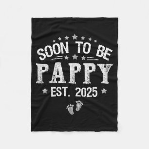 Binnenkort Papa Est.2025 Vaderdag gepromoveerd tot Fleece Deken