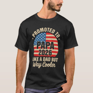 Binnenkort Papa Est 2026 Wordt Binnenkort Opa T-shirt
