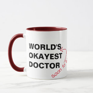 binnenkort 's werelds beste dokter, grappige mug mok