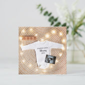 Binnenkort Sonogram Echografie Zwangerschap Aankondiging (Staand voorkant)