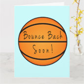 Binnenkort terug basketbal kaart (Gele Bloem)