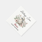 Binnenkort Uitkomende Landelijke Baby Kuiken Baby  Servet (Hoek)