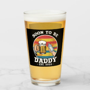 Binnenkort Vader 2025 Eerste Keer Vader 2025 Retro Glas