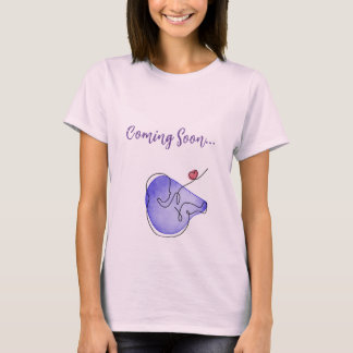 Binnenkort verkrijgbaar - Baby Aankondiging T-shirt