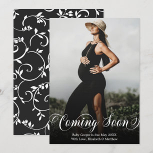 Binnenkort verkrijgbaar Foto's Zwangerschapskaart Kaart