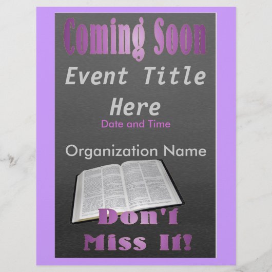 Binnenkort verkrijgbaar Paars brochure (Voorkant)