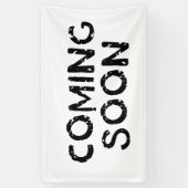 Binnenkort verkrijgbaar spandoek (Verticaal)