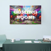 Binnenkort verkrijgbaar Vinylbanner 3' x 5' banner (Beurs)