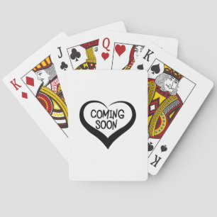 Binnenkort verkrijgbaar Zwangerschap Aankondiging Pokerkaarten