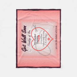 Binnenkort weer goed nieuws, hè? fleece deken