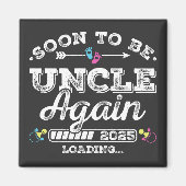 Binnenkort weer oom 2025 Loading Square Magneet (Voorkant)