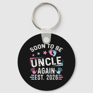 Binnenkort weer oom Est 2026 Vintage oom Sleutelhanger