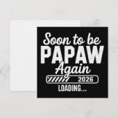 Binnenkort weer opa, geschat 2026 Toekomstige nieu Kaart (Voorkant / Achterkant)