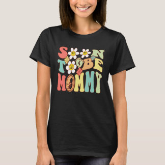 Binnenkort wordt mama groovy moederschap t-shirt