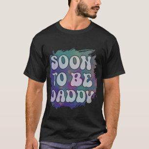 Binnenkort wordt papa grappige nieuwe papa zwanger t-shirt