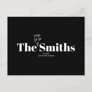 Binnenkort wordt Smiths Foto Bewaar de datum Aankondigingskaart