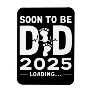 Binnenkort zal papa est 2025 nieuwe papa worden magneet