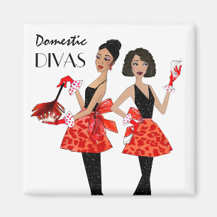 Binnenland Divas Magnet Magneet