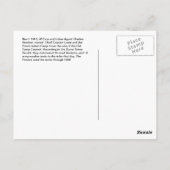  binnenlands Amerikaans schild Briefkaart (Achterkant)