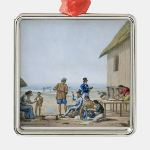 Binnenlandse beroepen, Agagna, Guam, Filipijnen, f Metalen Ornament