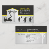 Binnenlandse elektriciens visitekaartje (Voorkant / Achterkant)