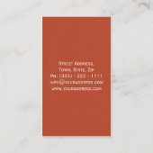 Binnenlandse ontwerper, Provence, meubeldecorator Visitekaartje (Achterkant)