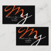 Binnenlandse ontwerper visitekaartje (Voorkant / Achterkant)