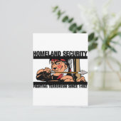 Binnenlandse veiligheid briefkaart (Staand voorkant)