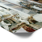 Binnenlandse Zaken van de benedictine abbey kerk Poster (Hoek)