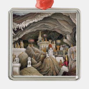 Binnenlandse Zaken van de Grotto van Nam Hou, Laos Metalen Ornament