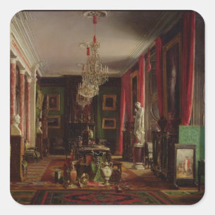 Binnenlandse Zaken van de Kantoor Alfred Emilien Vierkante Sticker